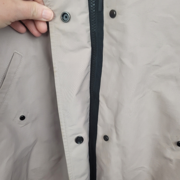 Everlane Taupe ReNew Anorak Trench Coat size S - Picture 2 of 8